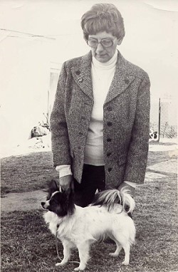 Mrs Clarice Babbidge, Jaclair Papillons Canada,1974